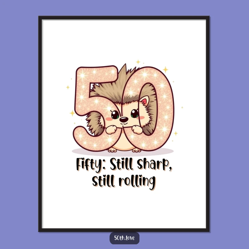 Free Printable Wall Art: Chubby Hedgehog Art, Humorous Downloadable Decor