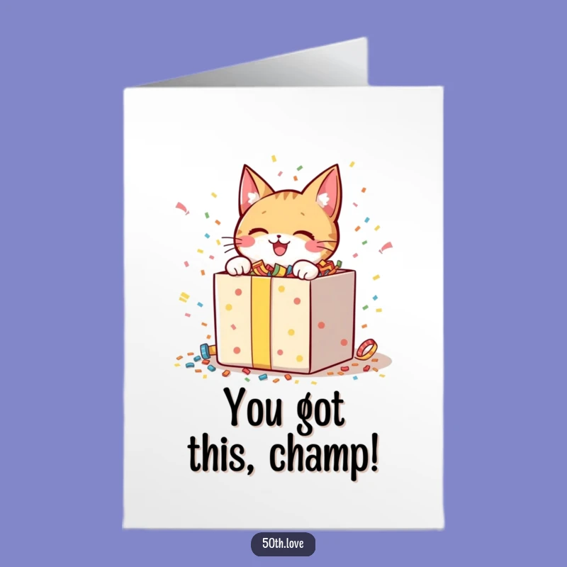 Free Printable Funny Cat Congrats Card - Hilarious Downloadable Gift for Any Occasion