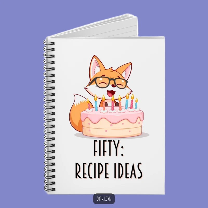 Funny Fox Birthday Notebook: Jot Down Your Clever Ideas Gift!