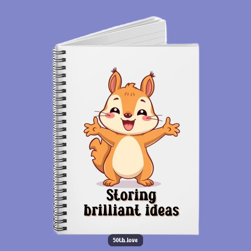 Funny Squirrel Celebration Notebook: Jot Down Ideas with Joyful Flair