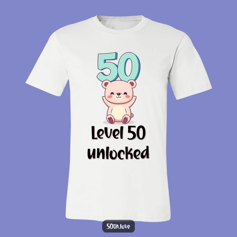 Funny 50th Birthday Bear T-Shirt - Wear Your Hilarious Milestone Celebration!